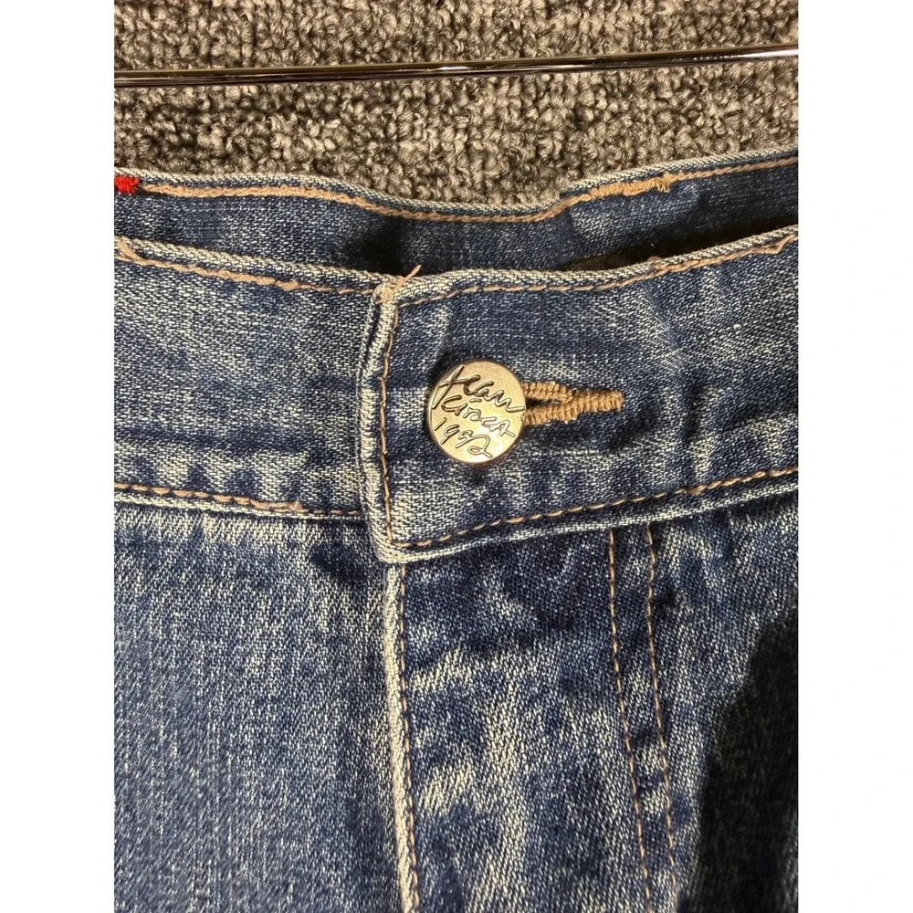 FUBU The Collection Mens Denim Shorts‎ Blue Baggy 90s Streetwear W42 Circa 1992